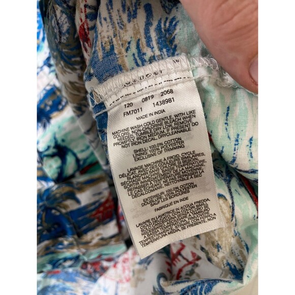 Columbia Men’s Hawaiian Shirt Multicolor Button-Down Short Sleeve Size XL - Picture 13 of 13